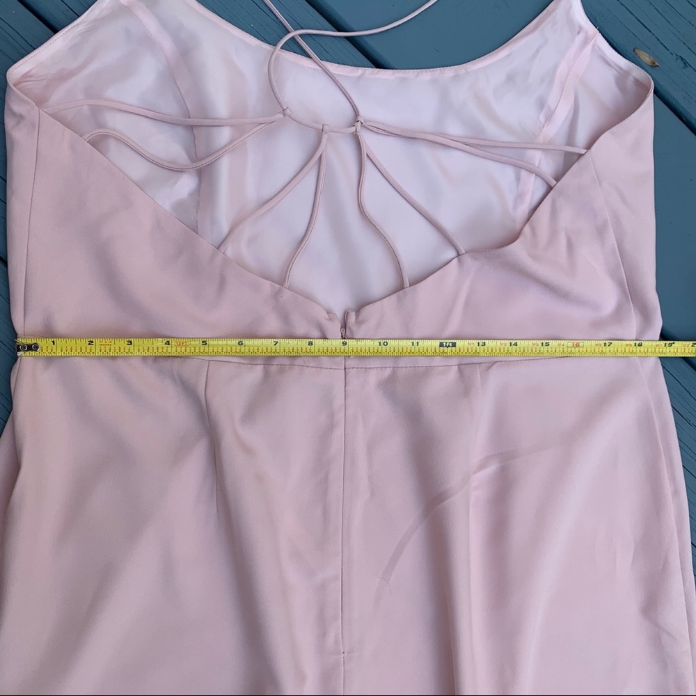 * ASOS light pink Maxi Dress Size 16 NWT - Picture 10 of 13